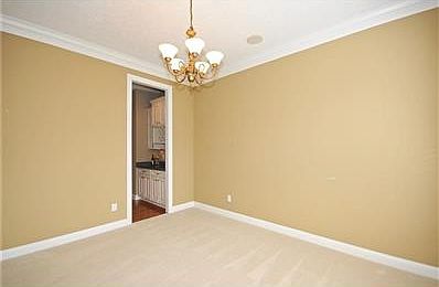 Dining room with adjoining butler's pantry