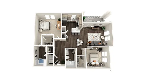 Floor plan B3