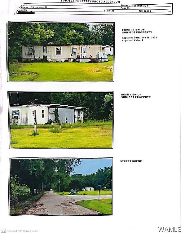 105 Hickory St, Coffeeville, AL 36524 MLS 158706 Zillow