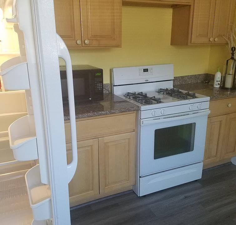 Large kitchen and eating area