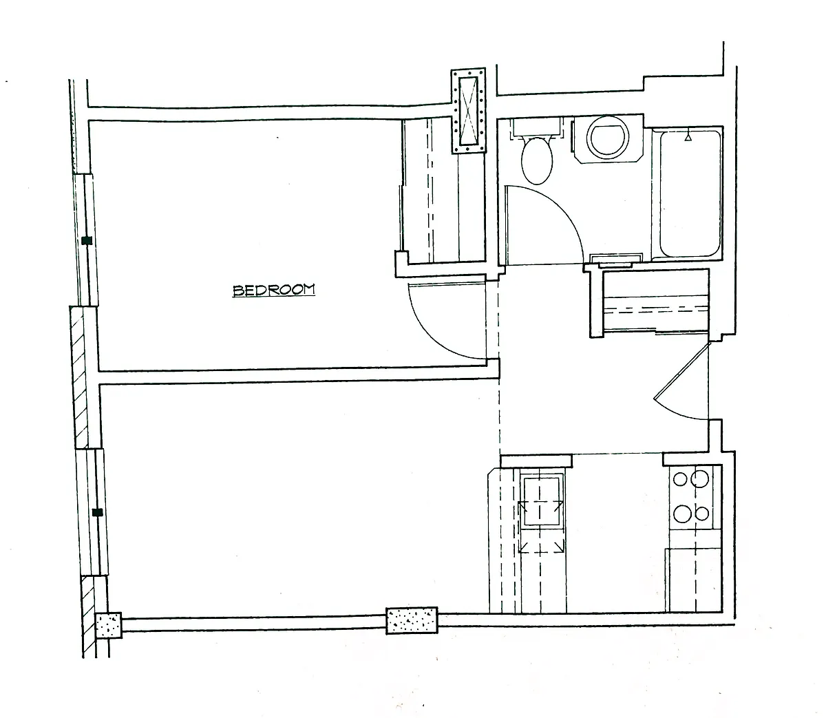 Floor plan 1 Bedroom
