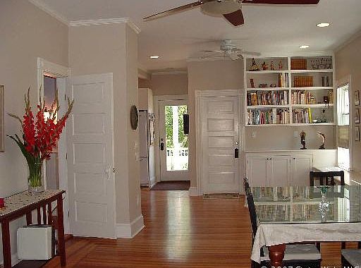 dining area & back doors