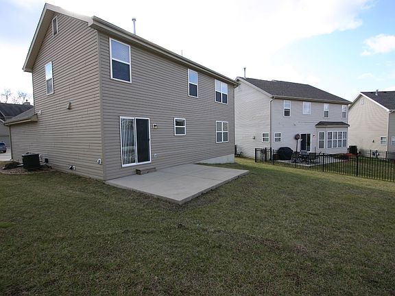 Large back patio