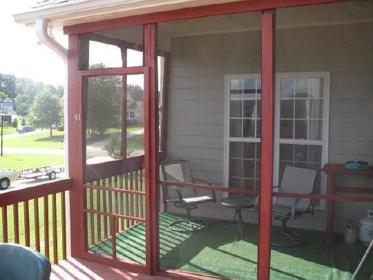 Screened porch