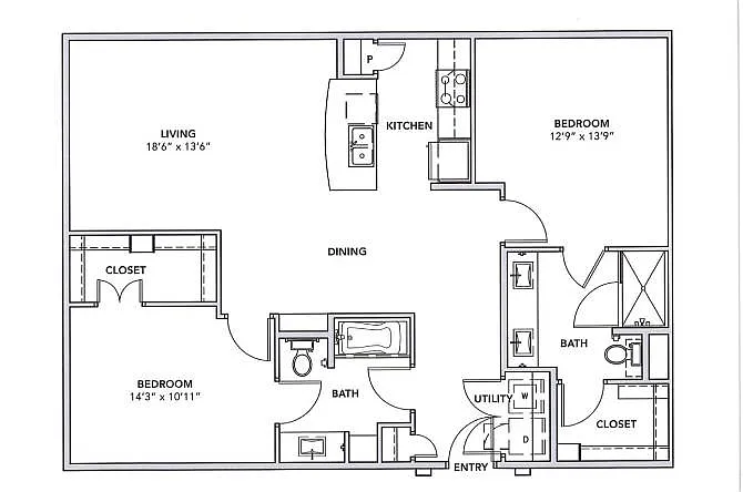 Floor plan B2 - II