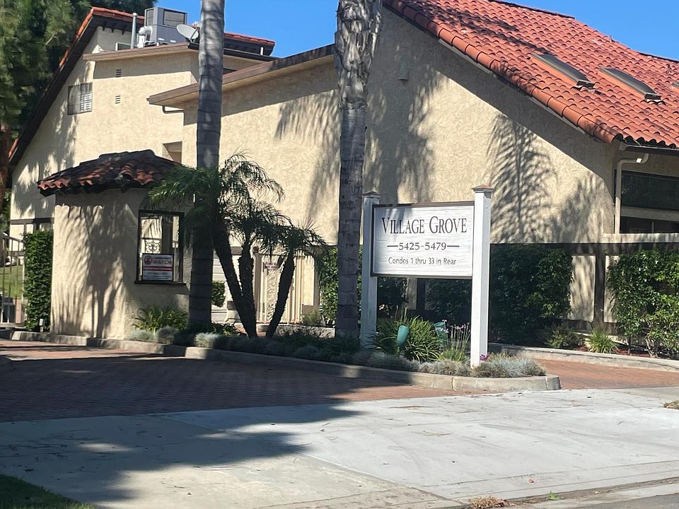 Gated community with entrances in front and back