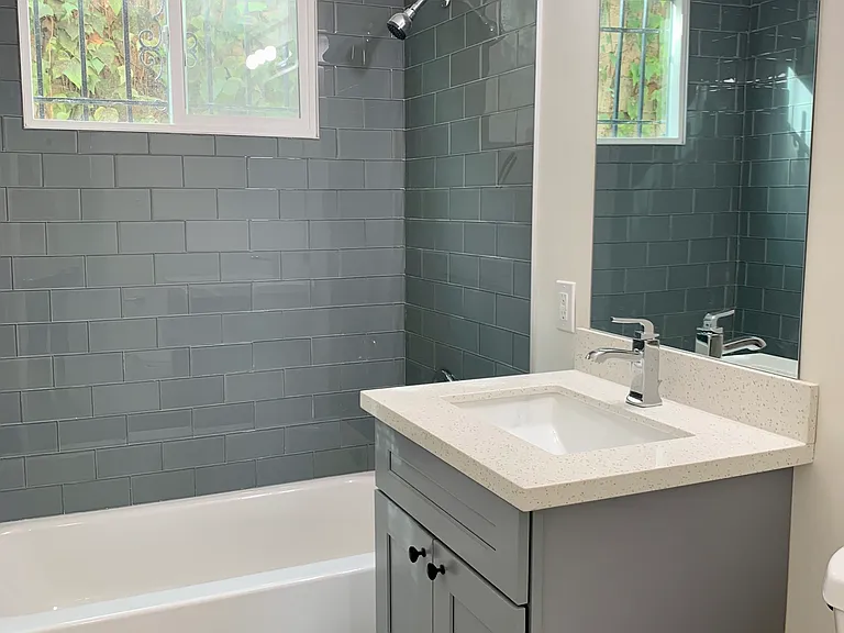 remodeled bathroom