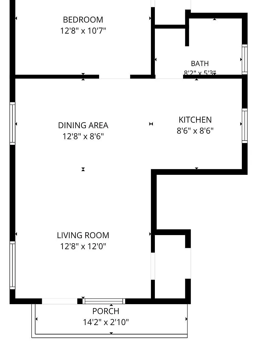 1 bed, 1.0 bath, 720 sqft, $1,250 — Photo 3