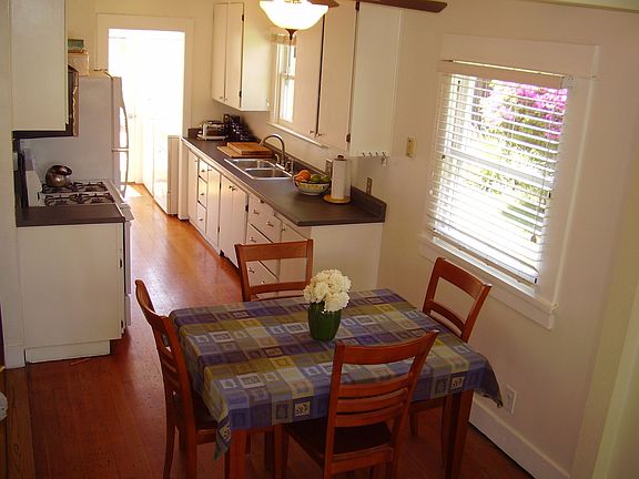 Kitchen and dining area