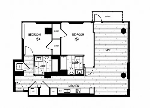 Floor plan Marine NE