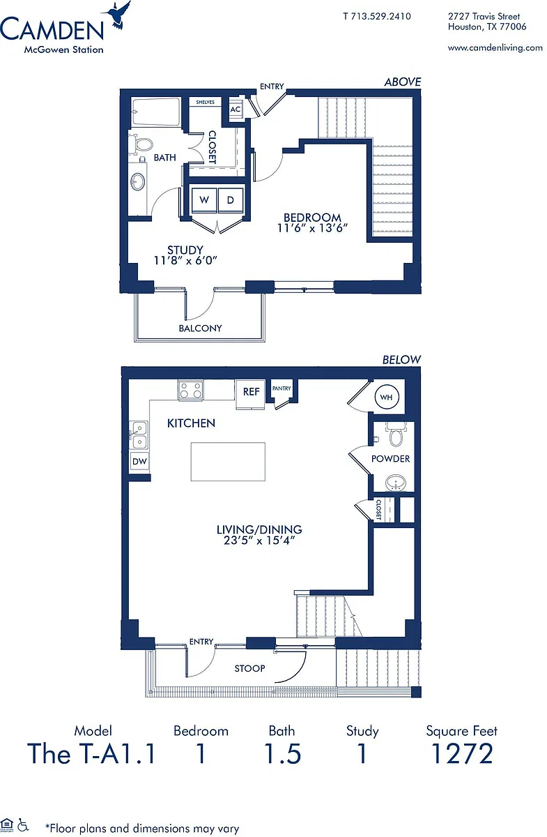Floor plan T-A1.1 Townhome