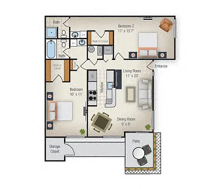 Floor plan B1
