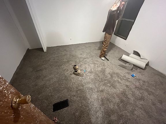 First bedroom new carpet