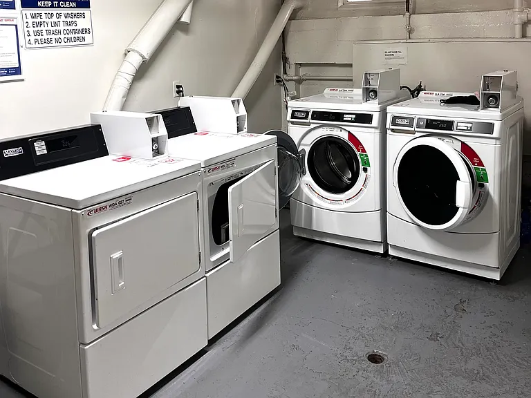 Laundry room on site.