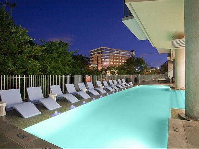 One of Austin's only heated pools.