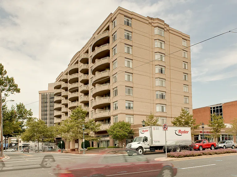Well-built brick, 9-story building in the heart of downtown Bethesda!