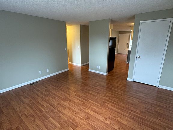 View into kitchen from living room