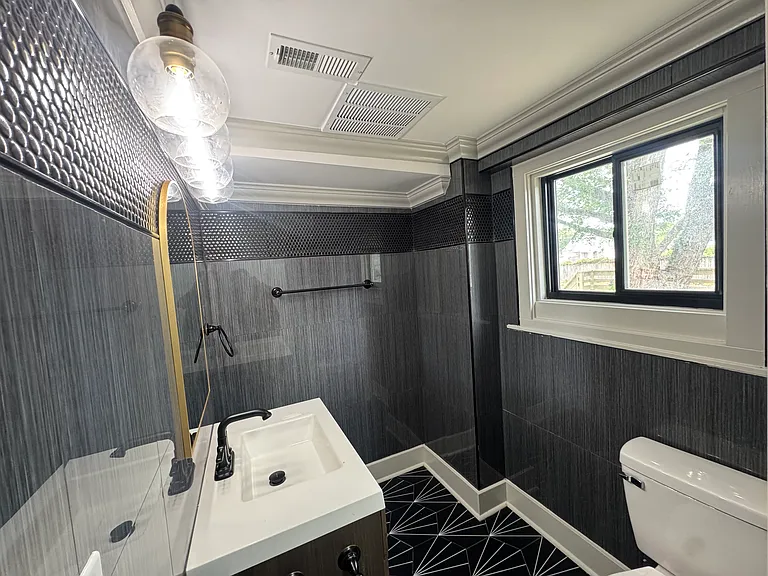 Gorgeous main floor powder room!