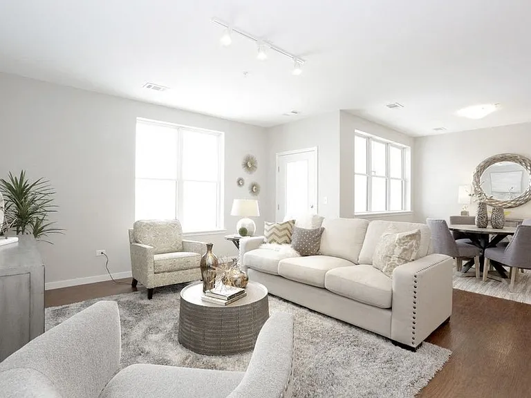 Living Room - 2 Bedroom 2 Bath (Unit C)
