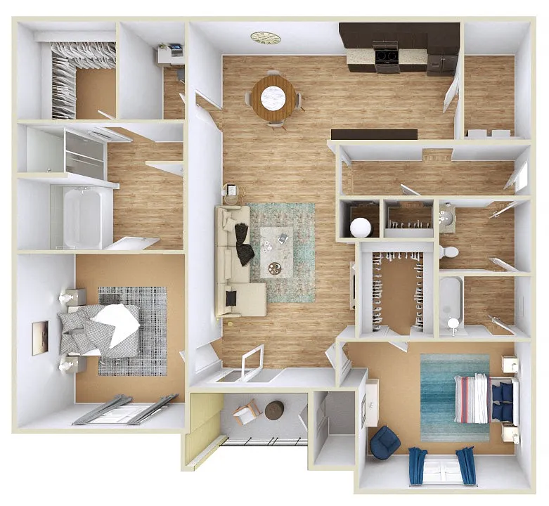 Floor plan 2 Bedroom