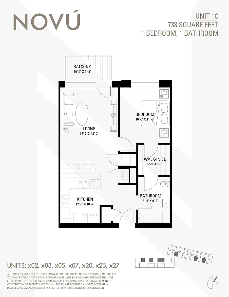 Floor plan 1C