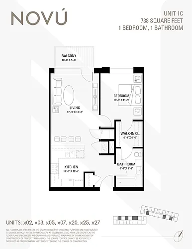 Floor plan 1C