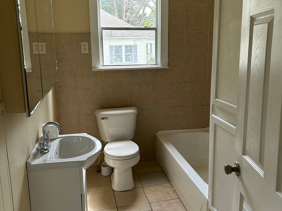 Bathroom located in hallway