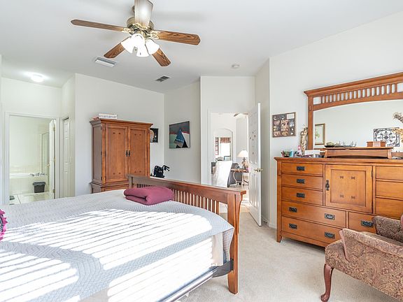 Master bedroom with beautiful golf course view!