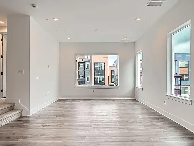 open floor plan living room