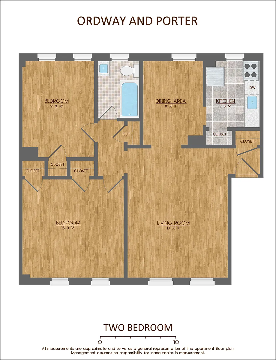 Floor plan Two Bedroom