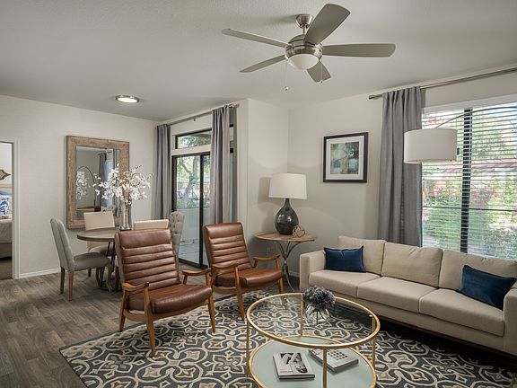 Spacious Living Rooms at Trevi Apartments