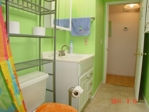 Bathroom has skylight