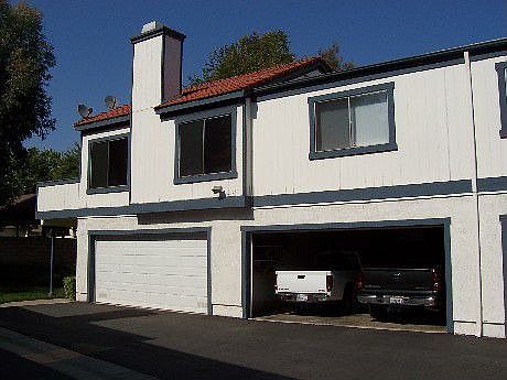 Rear View with attached garage unit open