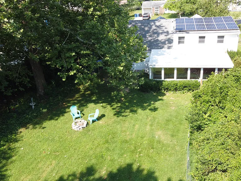 Back Yard showing Solar on Roof