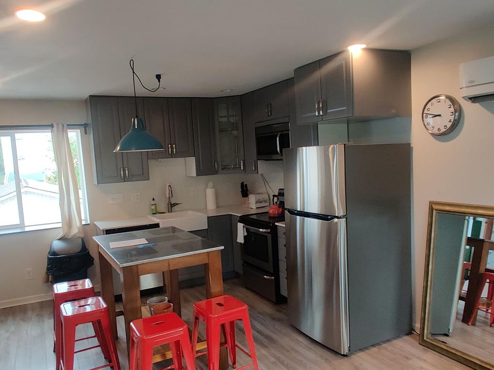 Main living area and kitchen