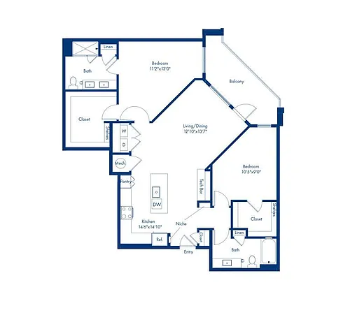 Floor plan B20