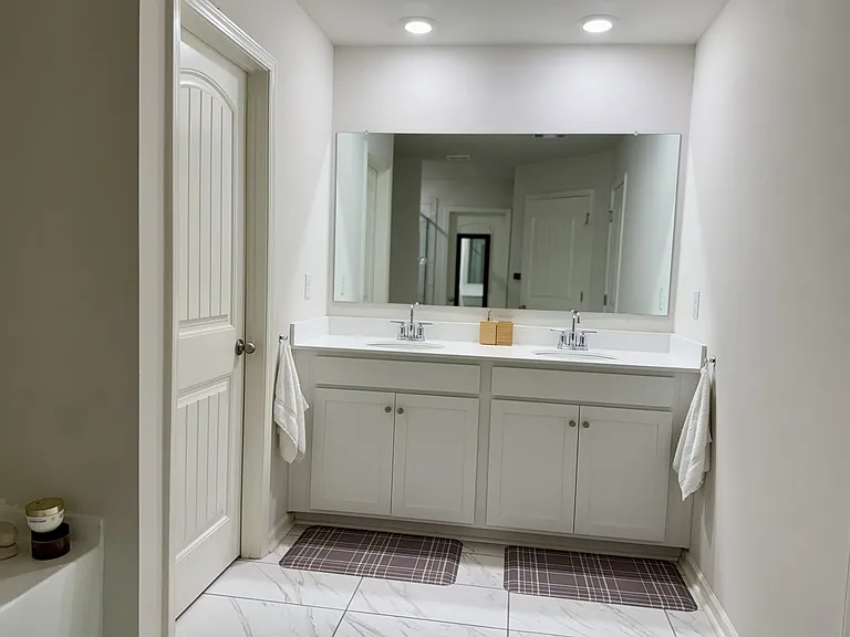 Primary bathroom vanity