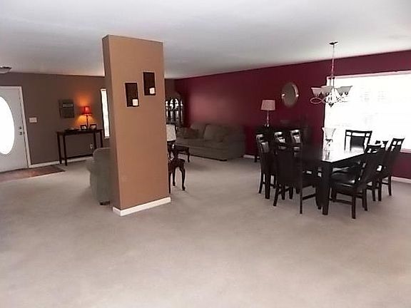 Living Room. View of 20 X 15 living room and 11 X 20 dining room area.