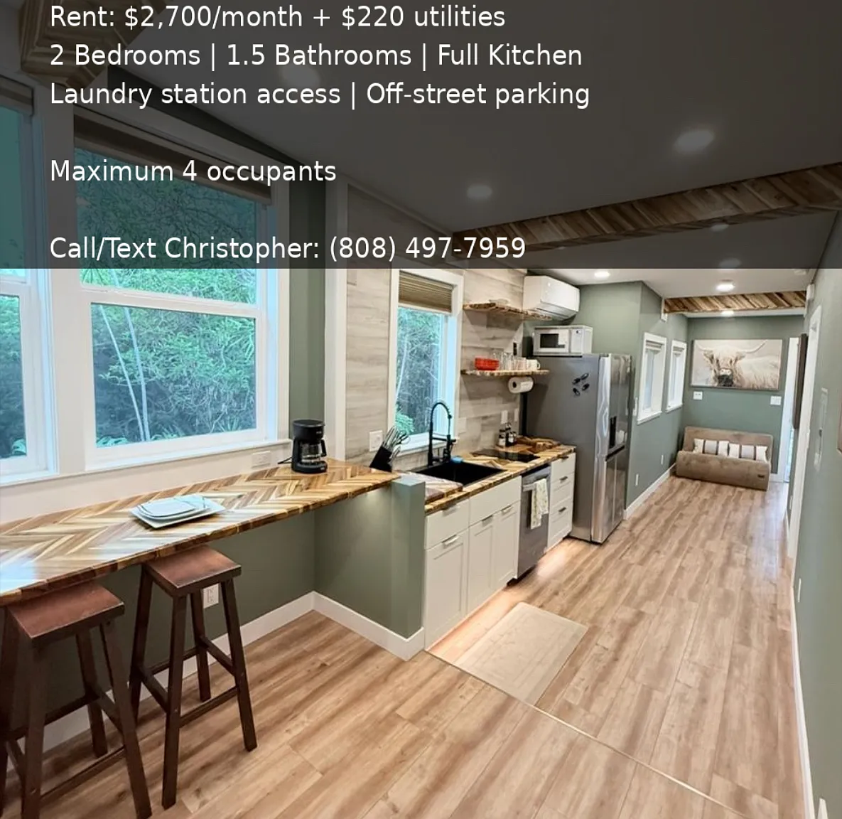 2 bed, 1.5 bath, 810 sqft, $2,700 — Photo 1