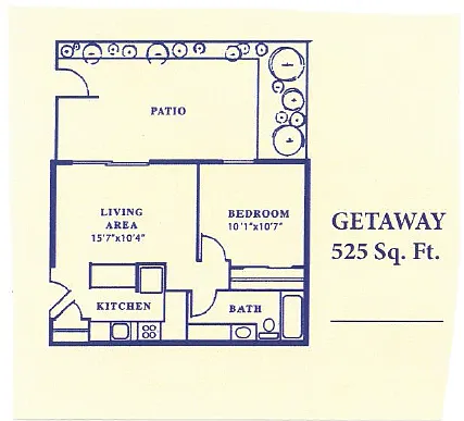Floor plan Getaway