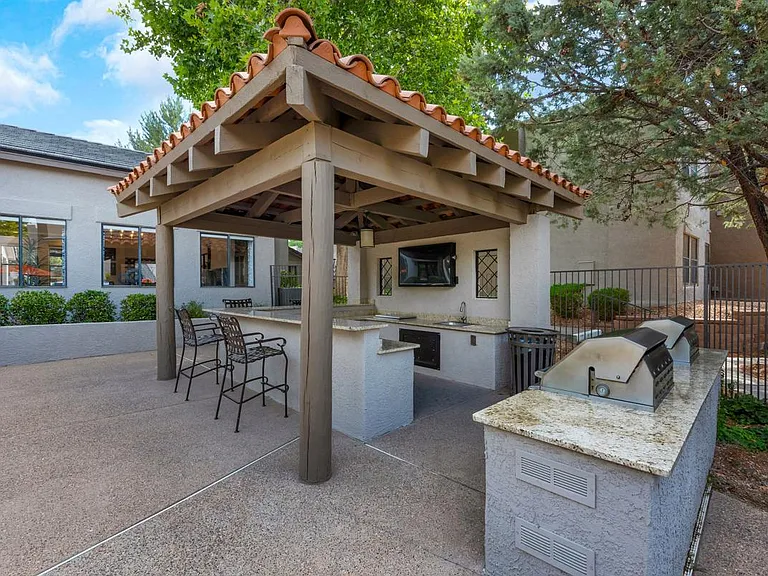 Outdoor BBQ and Kitchen
