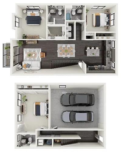Floor plan Fir - Townhome