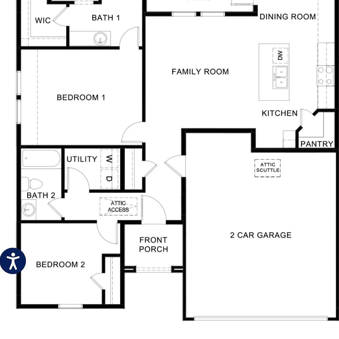2 bed, 1123 sqft, $1,850 — Photo 2