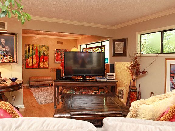 Beautiful wood floors in the living and dining rooms.