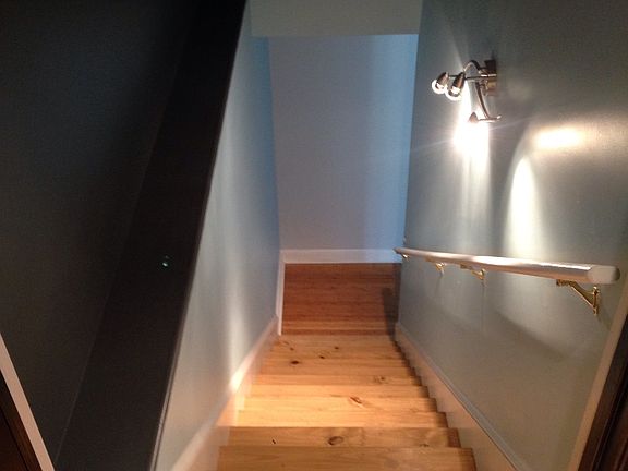 Stairs to finished basement