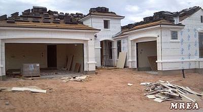 Front photo in construction