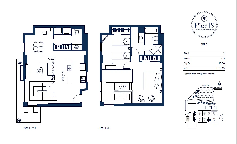 Floor plan PH 2102
