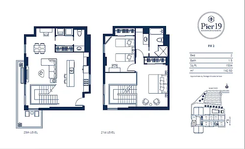 Floor plan PH 2102