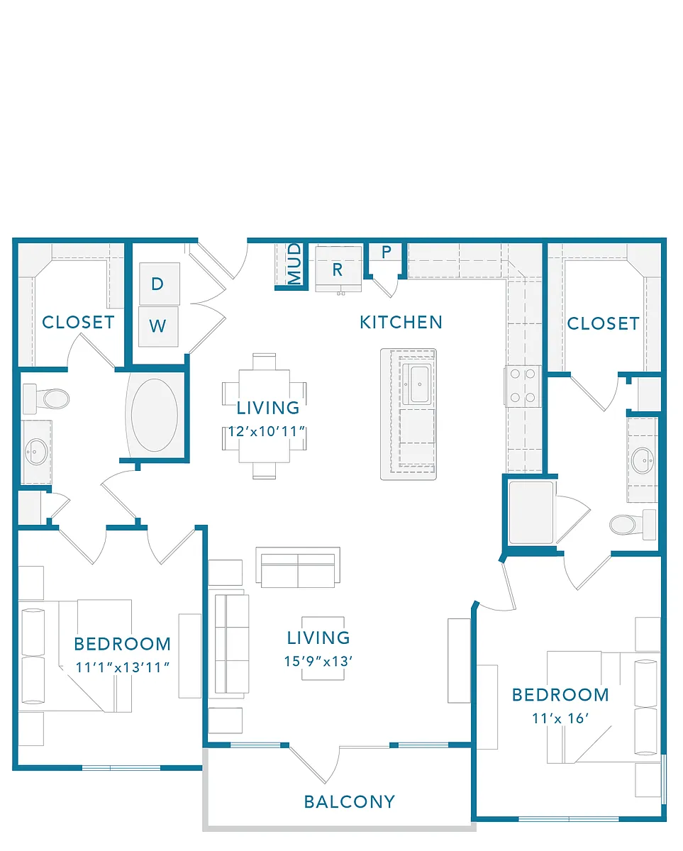 Floor plan CAW