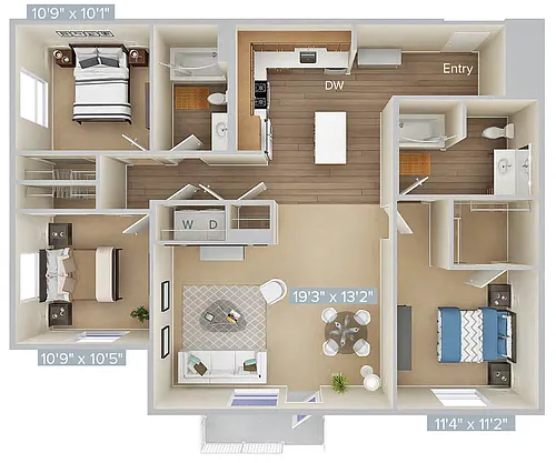 Floor plan C1-1293-B